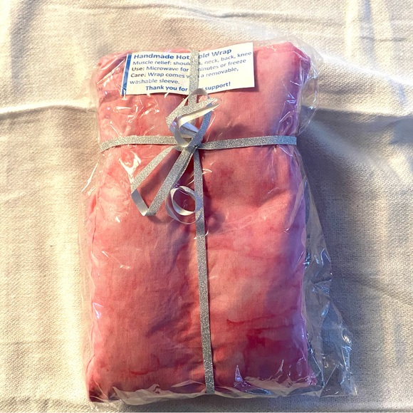 Hot Cold Pack in Pink. Handmade. Can put in microwave and freezer. - Picture 7 of 7